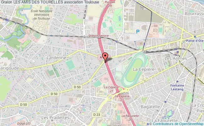 plan association Les Amis Des Tourelles Toulouse