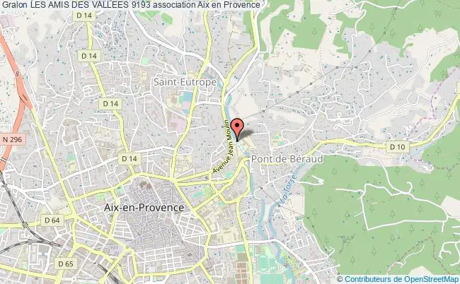 plan association Les Amis Des Vallees 9193 Aix-en-Provence