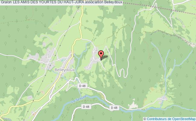 plan association Les Amis Des Yourtes Du Haut-jura Belleydoux