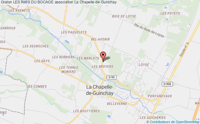 plan association Les Amis Du Bocage La    Chapelle-de-Guinchay