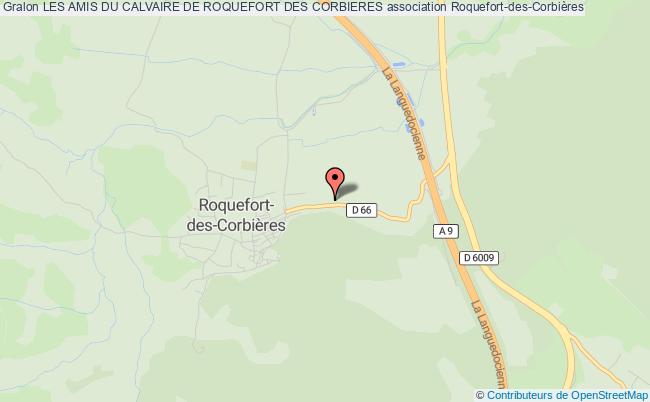 plan association Les Amis Du Calvaire De Roquefort Des Corbieres Roquefort-des-Corbières