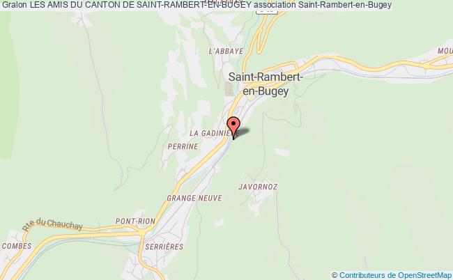 plan association Les Amis Du Canton De Saint-rambert-en-bugey Saint-Rambert-en-Bugey