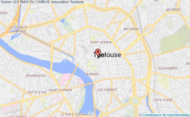 plan association Les Amis Du Careve Toulouse