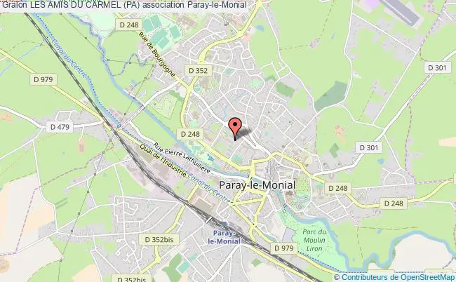 plan association Les Amis Du Carmel (pa) Paray-le-Monial