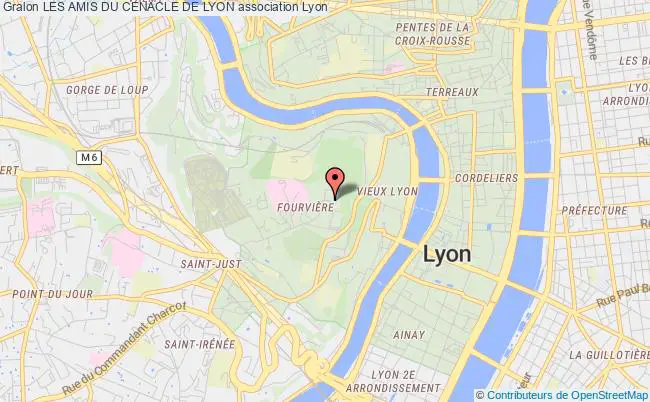 plan association Les Amis Du Cenacle De Lyon Lyon 5e Arrondissement