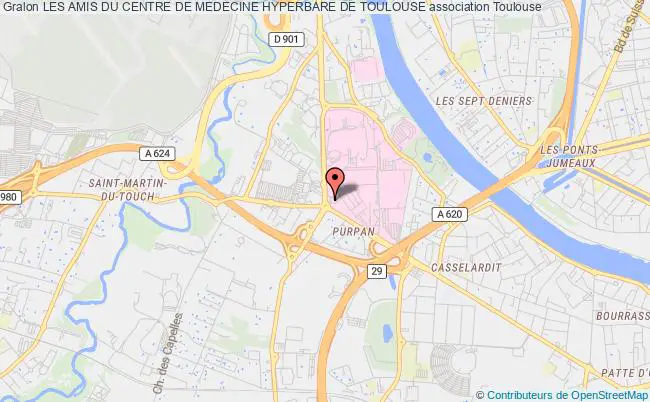 plan association Les Amis Du Centre De Medecine Hyperbare De Toulouse Toulouse