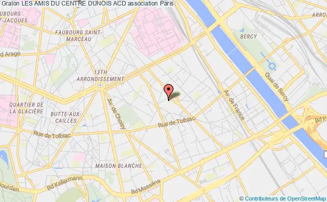 plan association Les Amis Du Centre Dunois Acd Paris