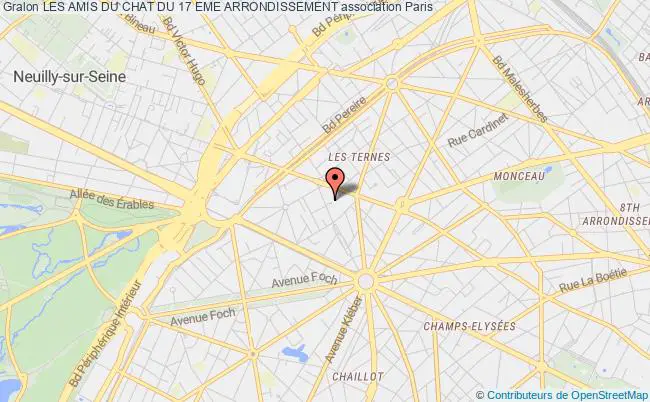 plan association Les Amis Du Chat Du 17 Eme Arrondissement Paris
