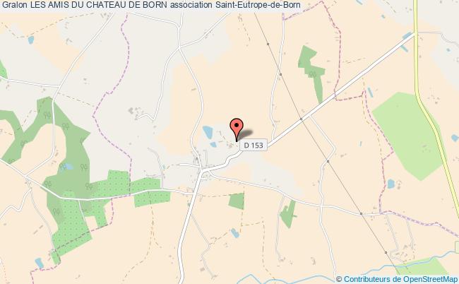 plan association Les Amis Du Chateau De Born Saint-Eutrope-de-Born