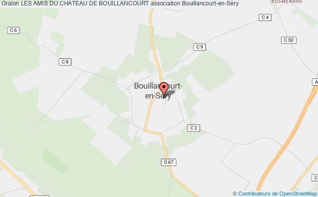 plan association Les Amis Du Chateau De Bouillancourt Bouillancourt-en-Séry