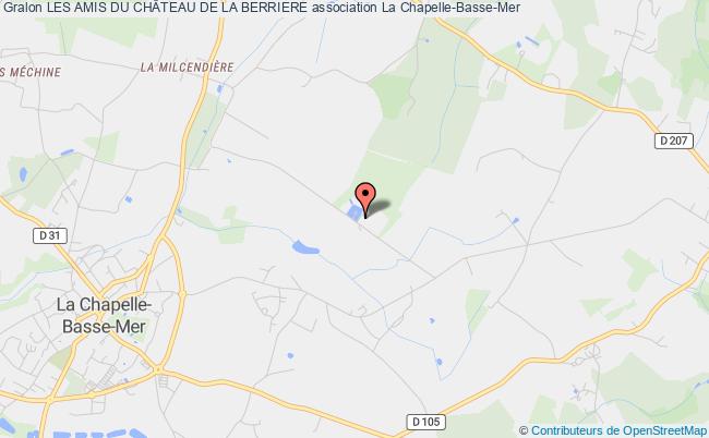 plan association Les Amis Du ChÂteau De La Berriere Divatte-sur-Loire