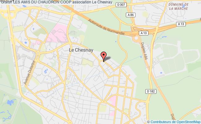 plan association Les Amis Du Chaudron Coop Le Chesnay-Rocquencourt