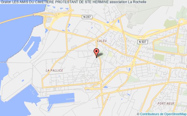 plan association Les Amis Du Cimetiere Protestant De Ste Hermine La Rochelle