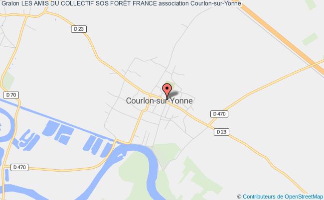 plan association Les Amis Du Collectif Sos ForÊt France Courlon-sur-Yonne