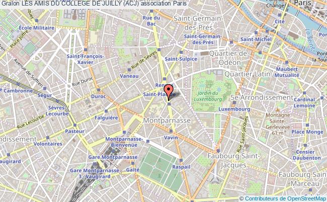 plan association Les Amis Du College De Juilly (acj) Paris