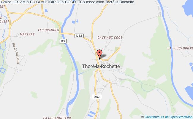 plan association Les Amis Du Comptoir Des Cocottes Thoré-la-Rochette