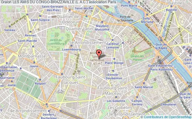 plan association Les Amis Du Congo-brazzaville (l.a.c.) Paris