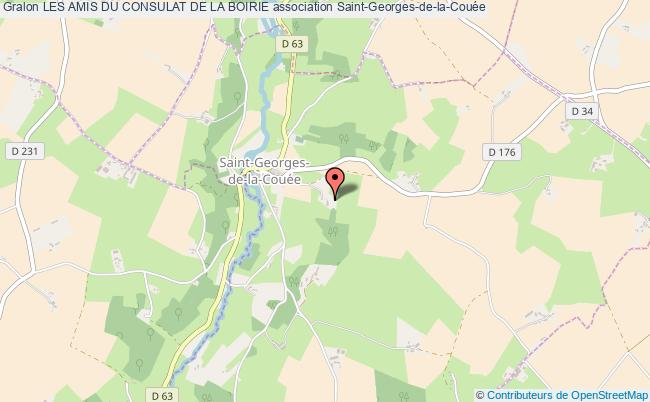 plan association Les Amis Du Consulat De La Boirie Saint-Georges-de-la-Couée