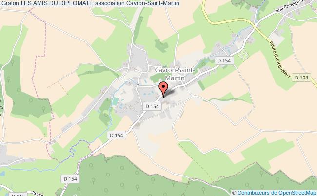 plan association Les Amis Du Diplomate Cavron-Saint-Martin