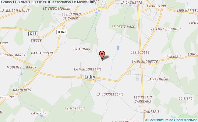 plan association Les Amis Du Disque Le    Molay-Littry