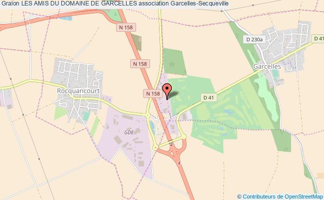 plan association Les Amis Du Domaine De Garcelles Garcelles-Secqueville