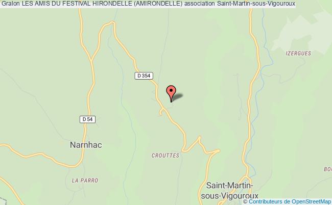 plan association Les Amis Du Festival Hirondelle (amirondelle) Saint-Martin-sous-Vigouroux
