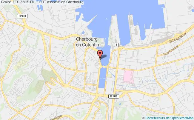 plan association Les Amis Du Fort Cherbourg-en-Cotentin