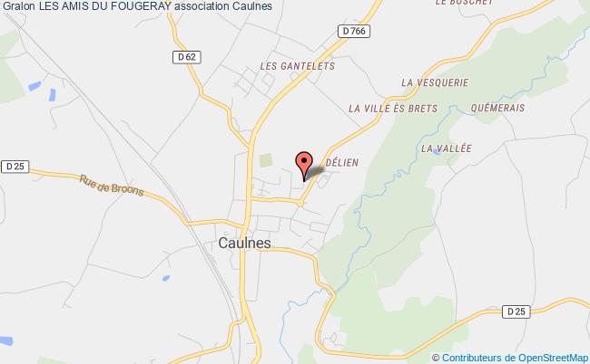 plan association Les Amis Du Fougeray Caulnes