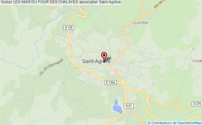 plan association Les Amis Du Four Des Chalayes Saint-Agrève