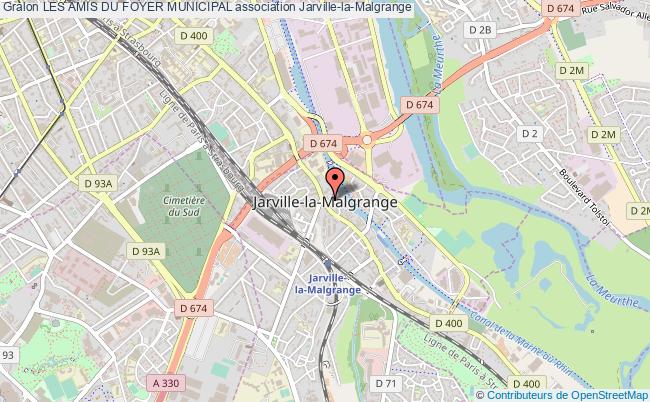plan association Les Amis Du Foyer Municipal Jarville-la-Malgrange