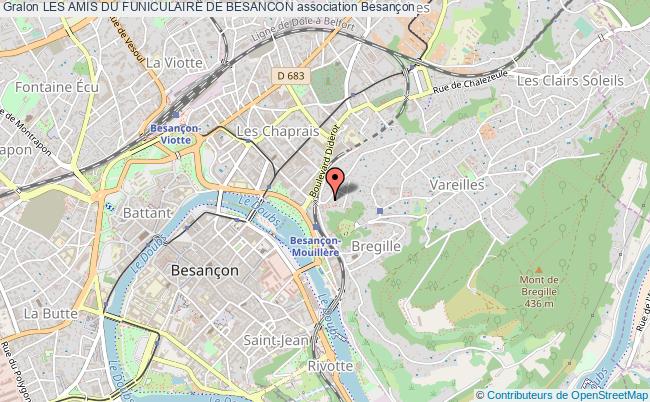plan association Les Amis Du Funiculaire De Besancon Besançon