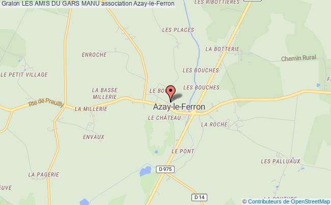 plan association Les Amis Du Gars Manu Azay-le-Ferron