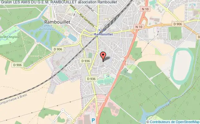 plan association Les Amis Du G.e.m. Rambouillet Rambouillet