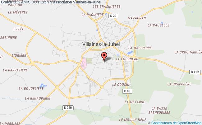 plan association Les Amis Du Herpin Villaines-la-Juhel