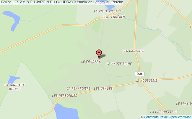 plan association Les Amis Du Jardin Du Coudray Longny les Villages