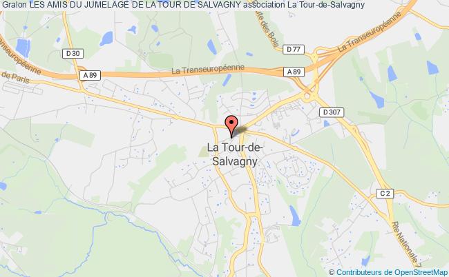 plan association Les Amis Du Jumelage De La Tour De Salvagny La Tour-de-Salvagny