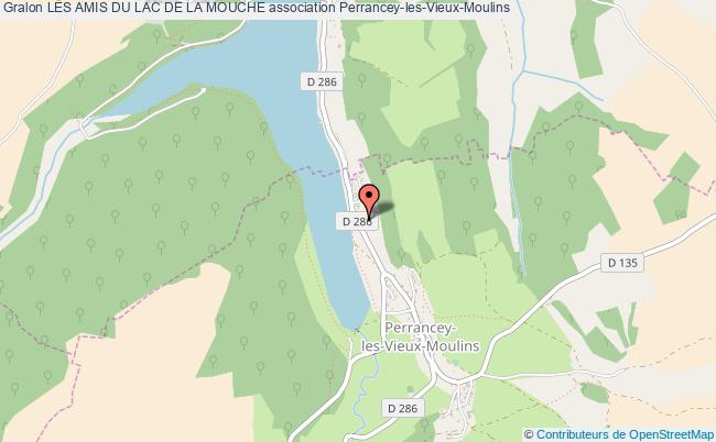 plan association Les Amis Du Lac De La Mouche Perrancey-les-Vieux-Moulins
