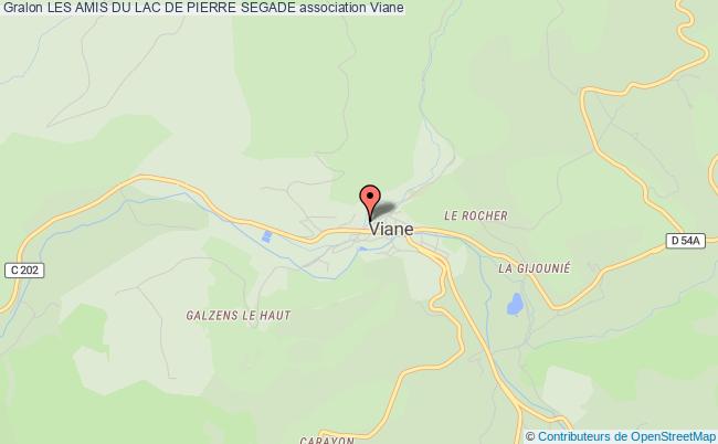 plan association Les Amis Du Lac De Pierre Segade Viane
