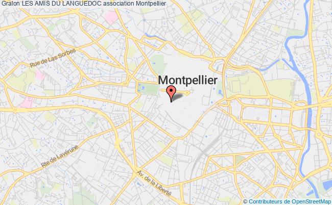 plan association Les Amis Du Languedoc Montpellier