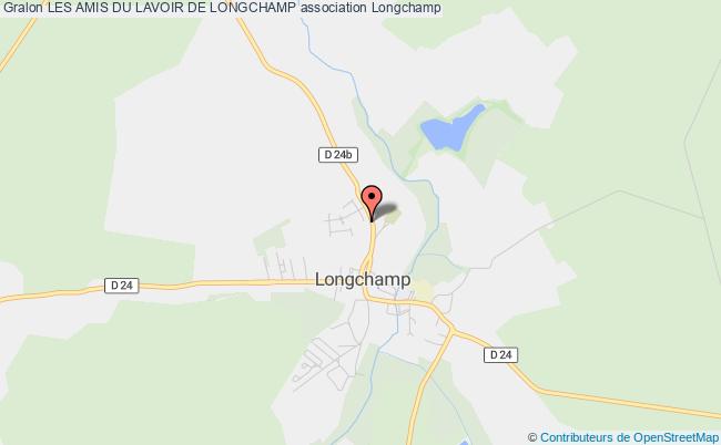 plan association Les Amis Du Lavoir De Longchamp Longchamp