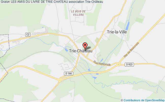 plan association Les Amis Du Livre De Trie Chateau Trie-Château