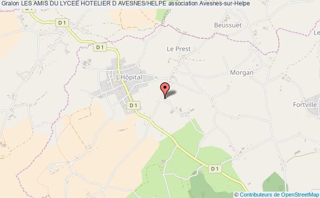 plan association Les Amis Du Lycee Hotelier D Avesnes/helpe Avesnes-sur-Helpe