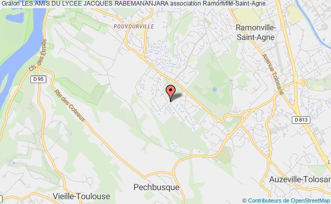 plan association Les Amis Du Lycee Jacques Rabemananjara Ramonville-Saint-Agne