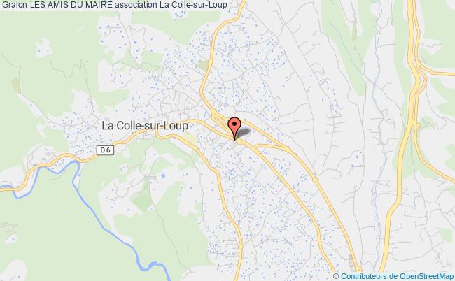 plan association Les Amis Du Maire Colle-sur-Loup