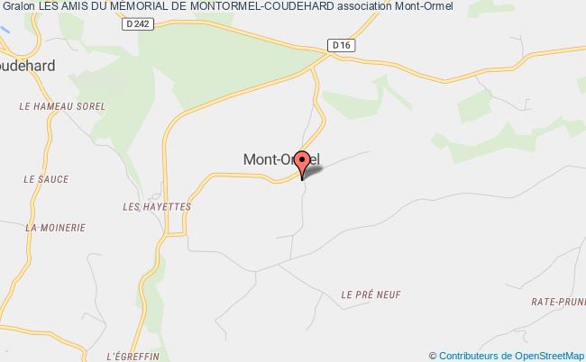 plan association Les Amis Du MÉmorial De Montormel-coudehard Mont-Ormel