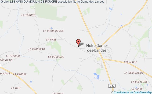 plan association Les Amis Du Moulin De Foucre Notre-Dame-des-Landes