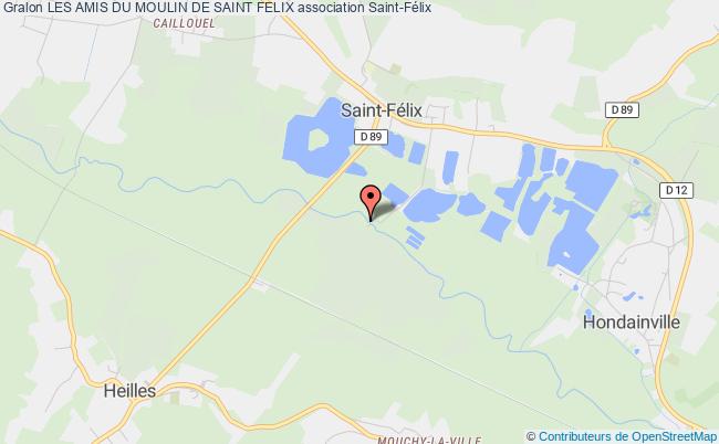 plan association Les Amis Du Moulin De Saint Felix Saint-Félix