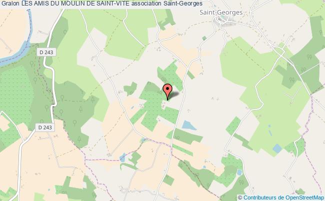plan association Les Amis Du Moulin De Saint-vite Saint-Georges