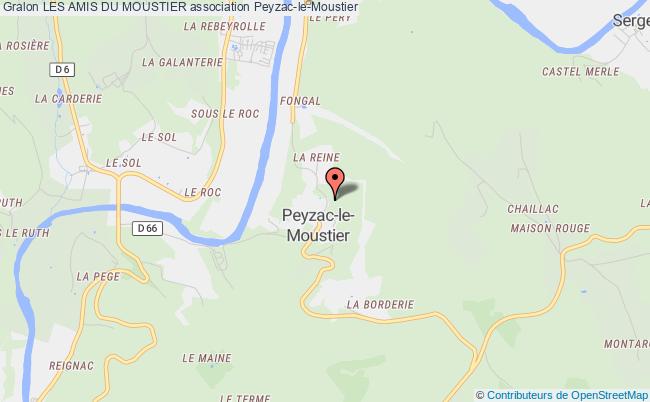 plan association Les Amis Du Moustier Peyzac-le-Moustier