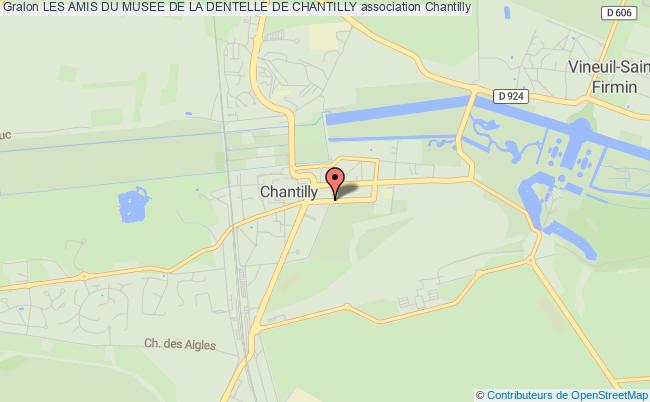 plan association Les Amis Du Musee De La Dentelle De Chantilly Chantilly